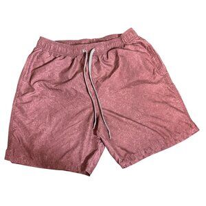 Goodfellow & Co Mens‎ Maroon Elastic Drawstring Swim Shorts M
